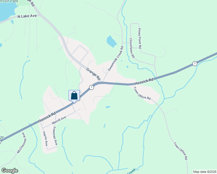 map of restaurants, bars, coffee shops, grocery stores, and more near 992 Hoosick Road in Troy