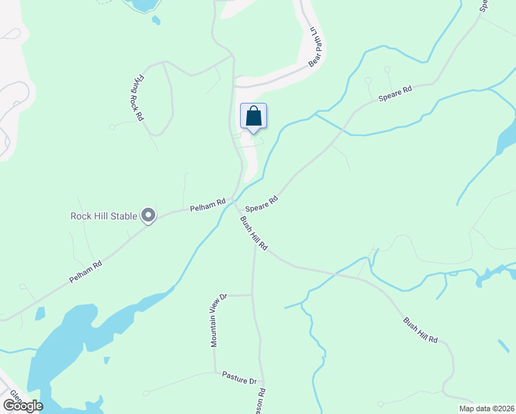 map of restaurants, bars, coffee shops, grocery stores, and more near 18 Speare Road in Hudson