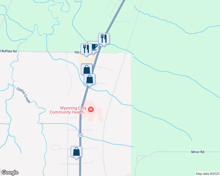 map of restaurants, bars, coffee shops, grocery stores, and more near 32 Salina Street in Warsaw