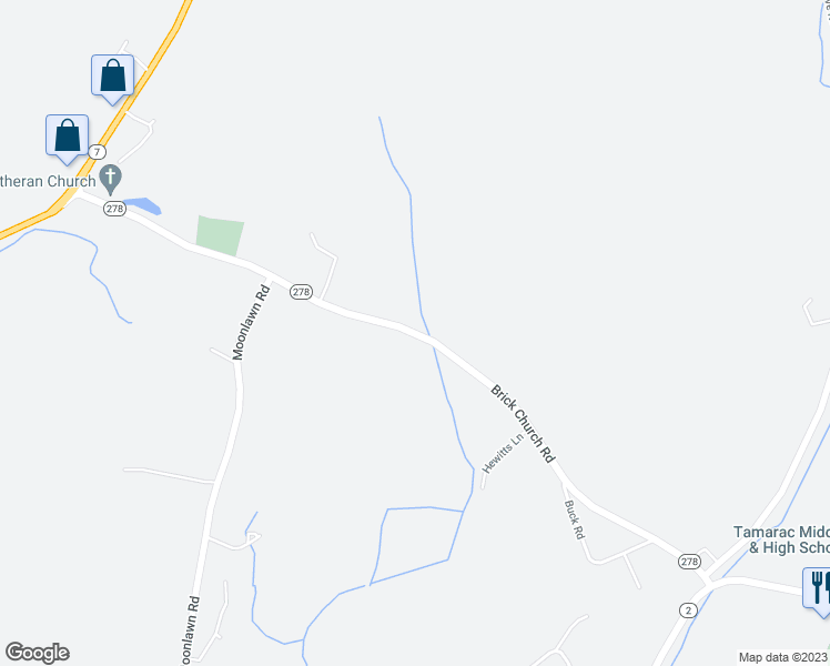 map of restaurants, bars, coffee shops, grocery stores, and more near New York 278 in Troy