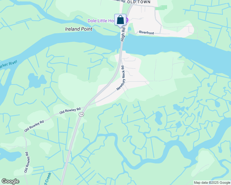 map of restaurants, bars, coffee shops, grocery stores, and more near 37 Newbury Neck Road in Newbury
