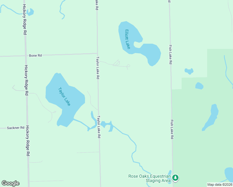 map of restaurants, bars, coffee shops, grocery stores, and more near 18403 Taylor Lake Road in Holly
