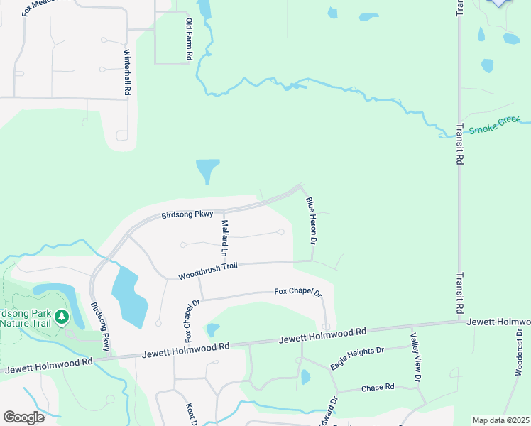 map of restaurants, bars, coffee shops, grocery stores, and more near 14 Sandpiper Court in Orchard Park