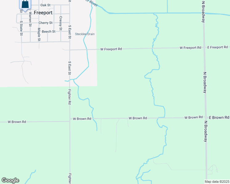 map of restaurants, bars, coffee shops, grocery stores, and more near in Freeport
