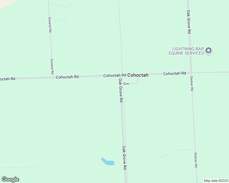 map of restaurants, bars, coffee shops, grocery stores, and more near 10555 Oak Grove Road in Cohoctah