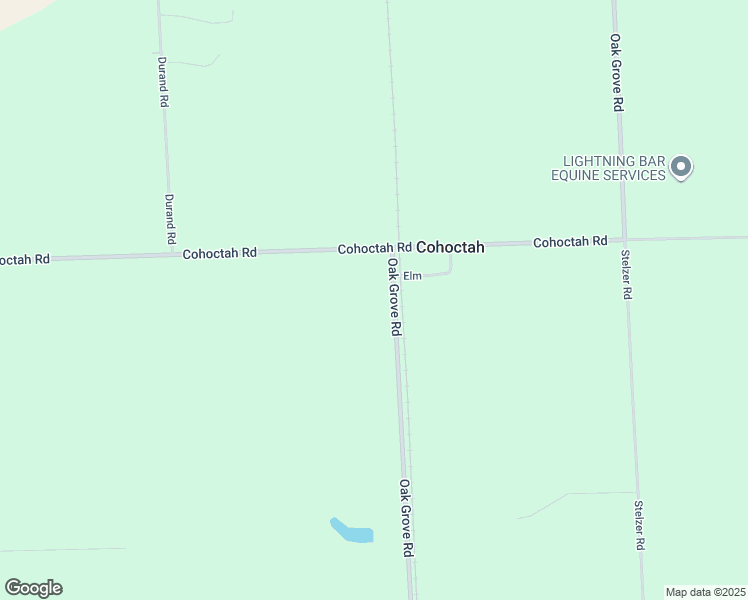 map of restaurants, bars, coffee shops, grocery stores, and more near 10555 Oak Grove Road in Cohoctah