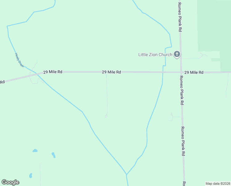 map of restaurants, bars, coffee shops, grocery stores, and more near 15850 29 Mile Road in Ray