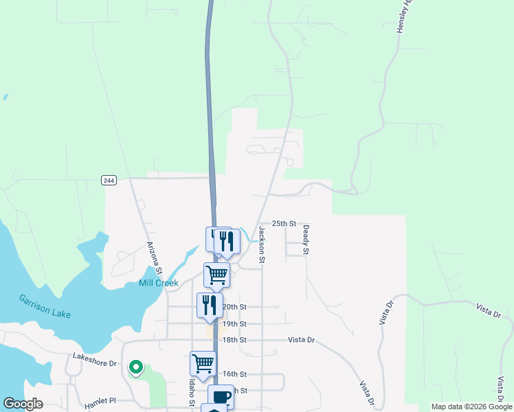 map of restaurants, bars, coffee shops, grocery stores, and more near 2605 Port Orford Loop Road in Port Orford