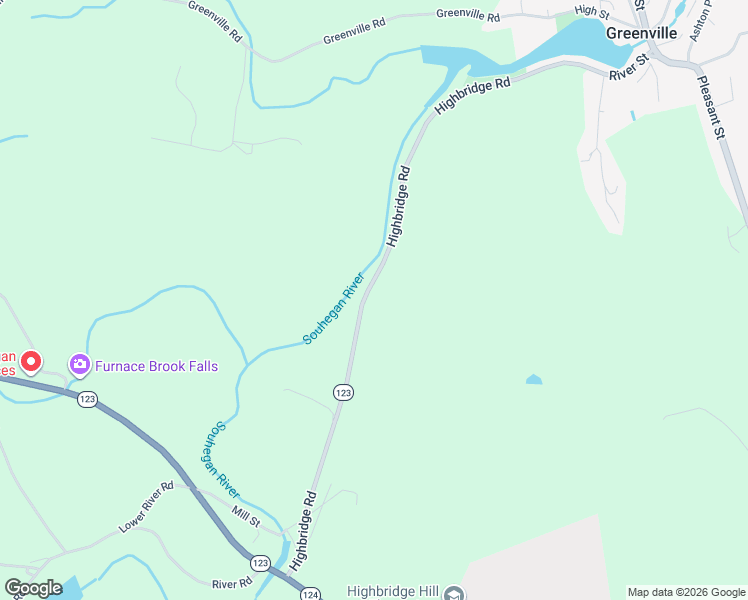 map of restaurants, bars, coffee shops, grocery stores, and more near 126 Highbridge Road in New Ipswich
