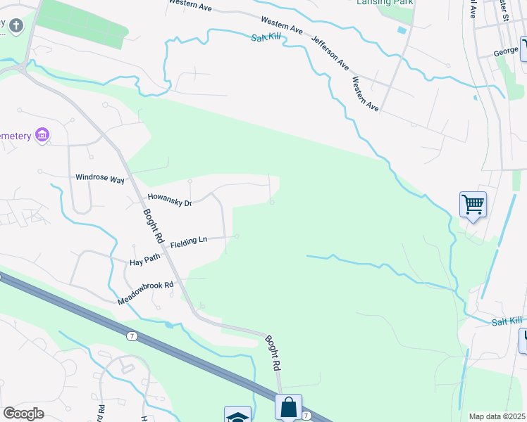 map of restaurants, bars, coffee shops, grocery stores, and more near 3 Tail Feather Court in Watervliet