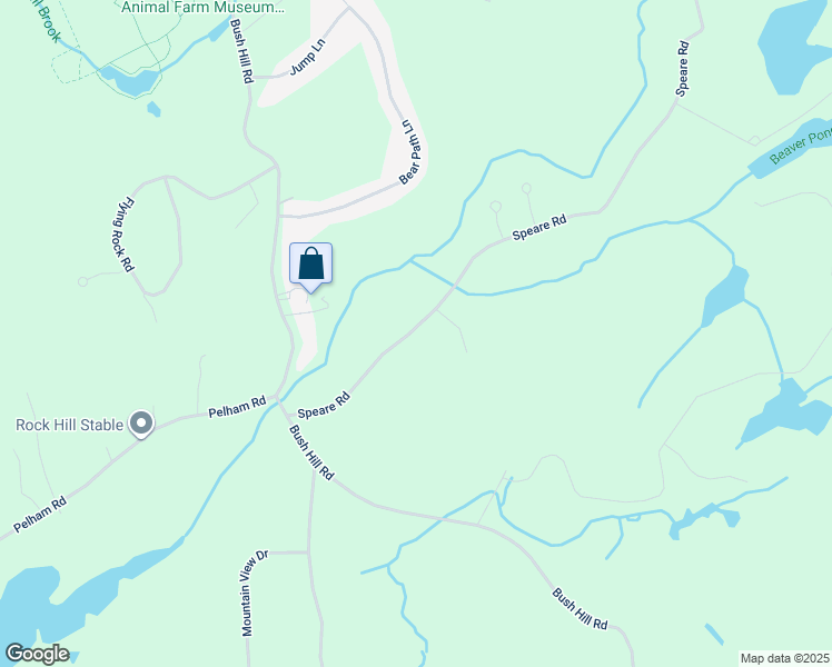 map of restaurants, bars, coffee shops, grocery stores, and more near 24 Speare Road in Hudson