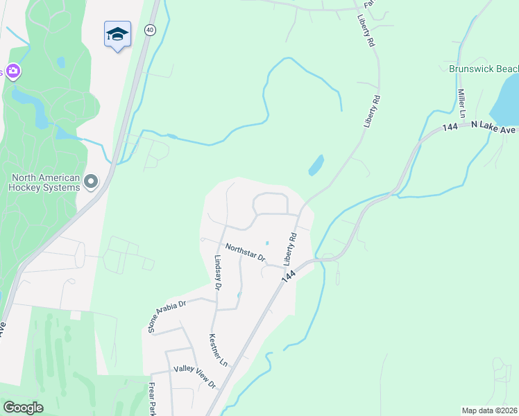 map of restaurants, bars, coffee shops, grocery stores, and more near 5 Ledgewood Drive in Troy