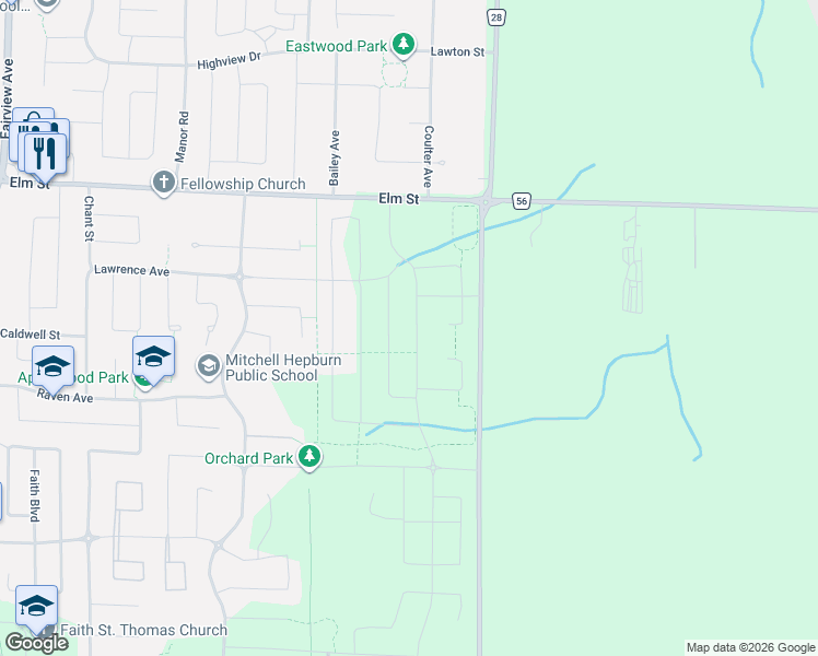 map of restaurants, bars, coffee shops, grocery stores, and more near in Saint Thomas