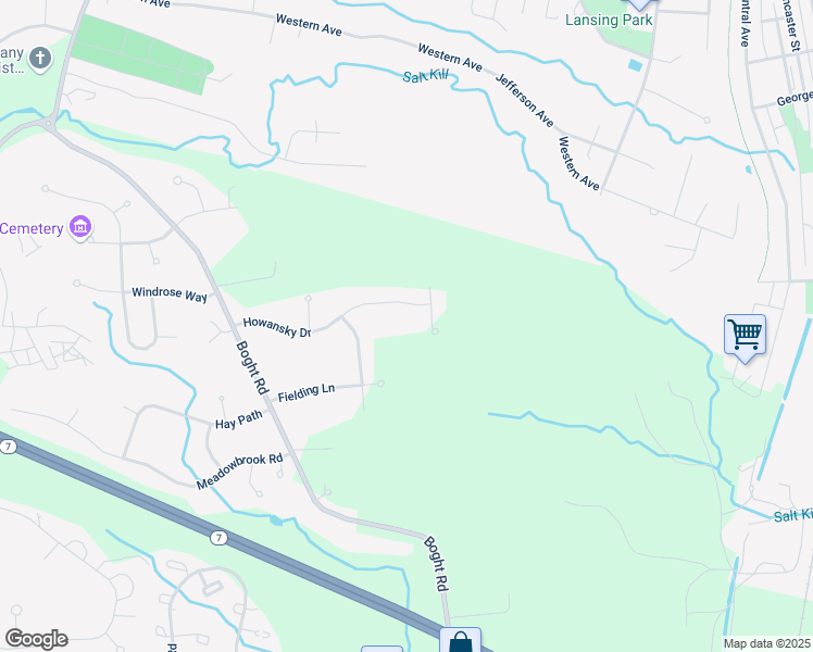 map of restaurants, bars, coffee shops, grocery stores, and more near 3 Tail Feather Court in Watervliet