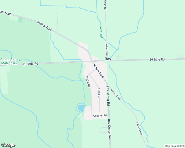 map of restaurants, bars, coffee shops, grocery stores, and more near 62728 Chubb Road in Ray