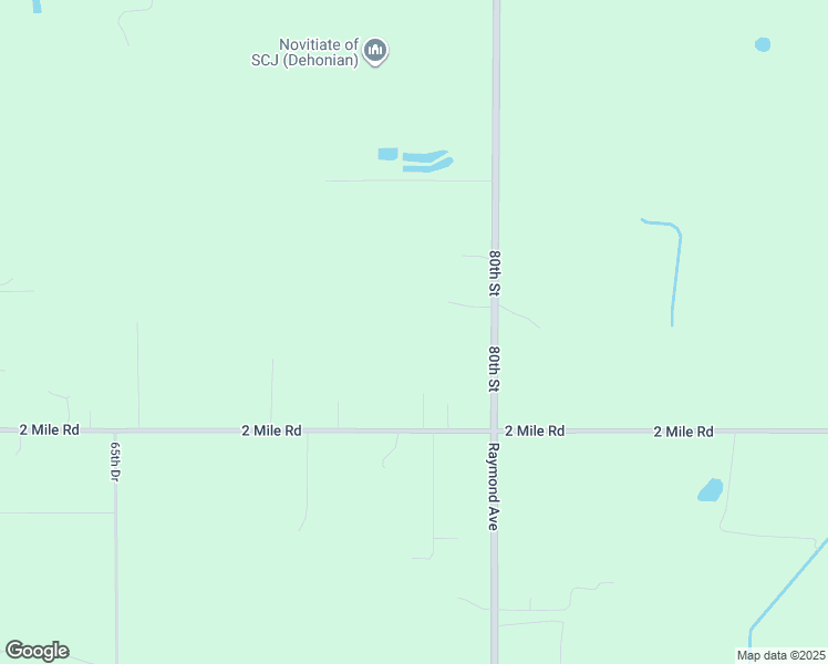 map of restaurants, bars, coffee shops, grocery stores, and more near 8230 2 Mile Road in Racine County