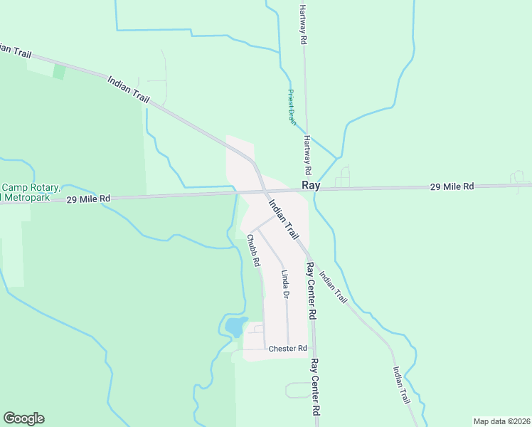 map of restaurants, bars, coffee shops, grocery stores, and more near 62915 Chubb Road in Ray