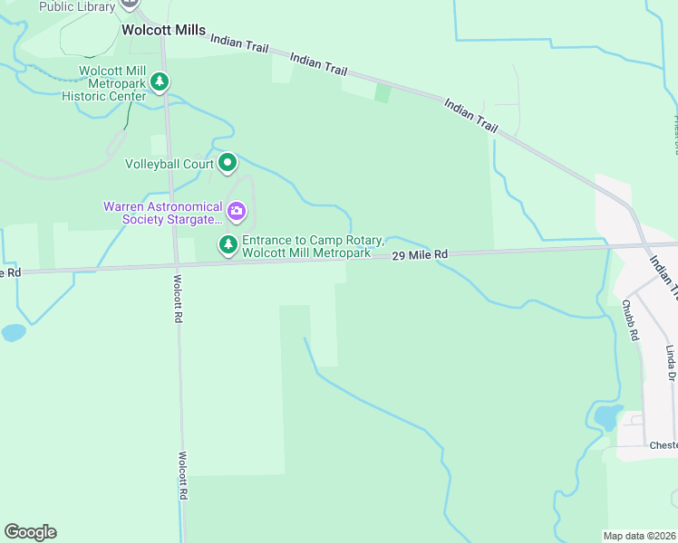 map of restaurants, bars, coffee shops, grocery stores, and more near 20850 29 Mile Road in Ray