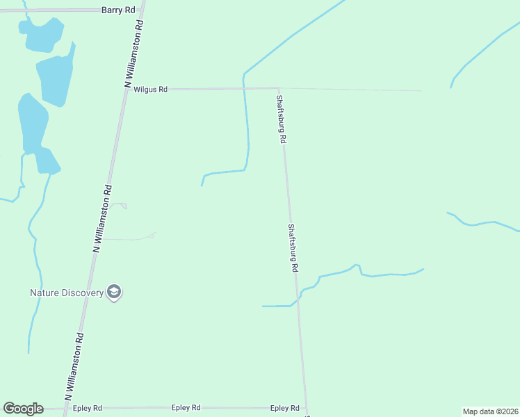 map of restaurants, bars, coffee shops, grocery stores, and more near 6055 Shaftsburg Road in Williamston