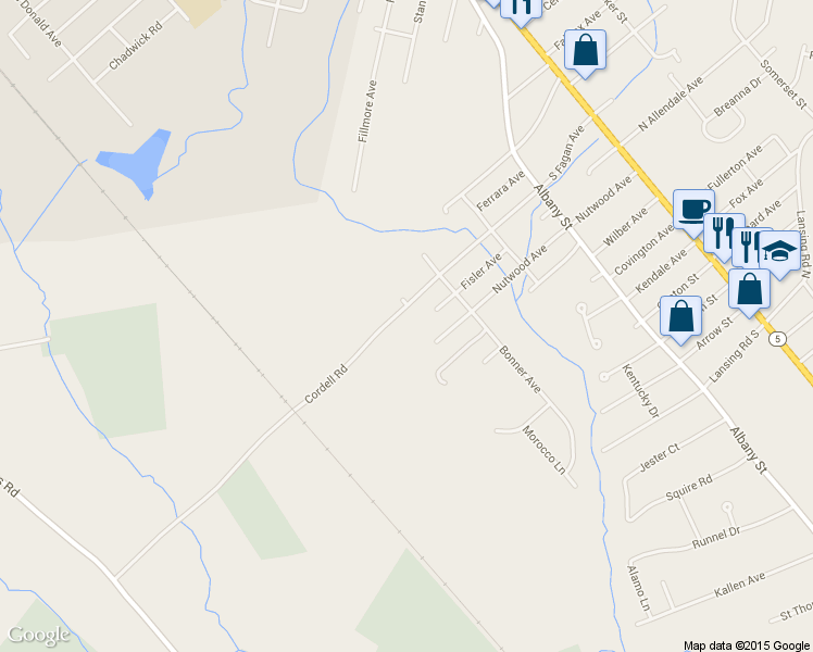 map of restaurants, bars, coffee shops, grocery stores, and more near 87 Fisler Ave in Schenectady