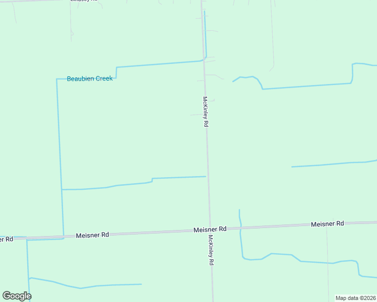 map of restaurants, bars, coffee shops, grocery stores, and more near 6576 Meisner Road in China Township