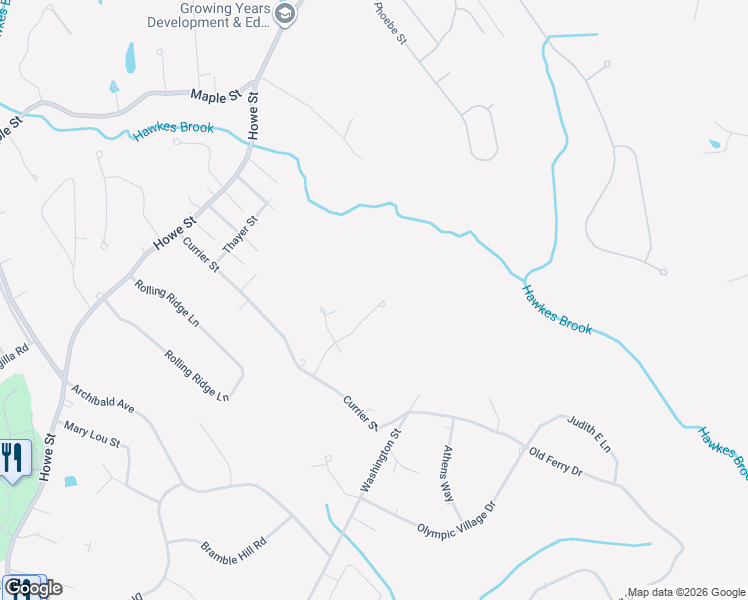 map of restaurants, bars, coffee shops, grocery stores, and more near 31 Sable Run Lane in Methuen