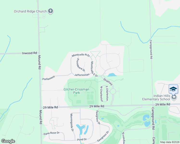 map of restaurants, bars, coffee shops, grocery stores, and more near 63642 Dover Court in Washington