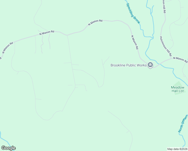 map of restaurants, bars, coffee shops, grocery stores, and more near 10 Poor Farm Road in Brookline