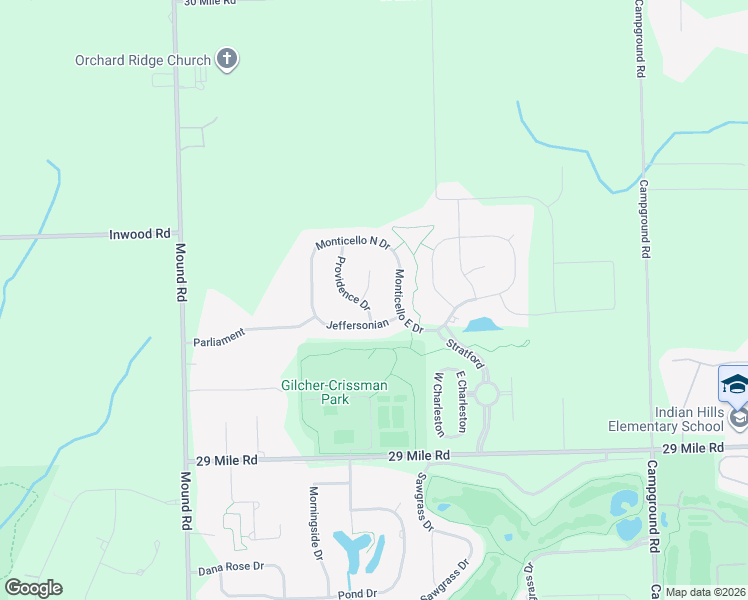 map of restaurants, bars, coffee shops, grocery stores, and more near 63642 Dover Court in Washington