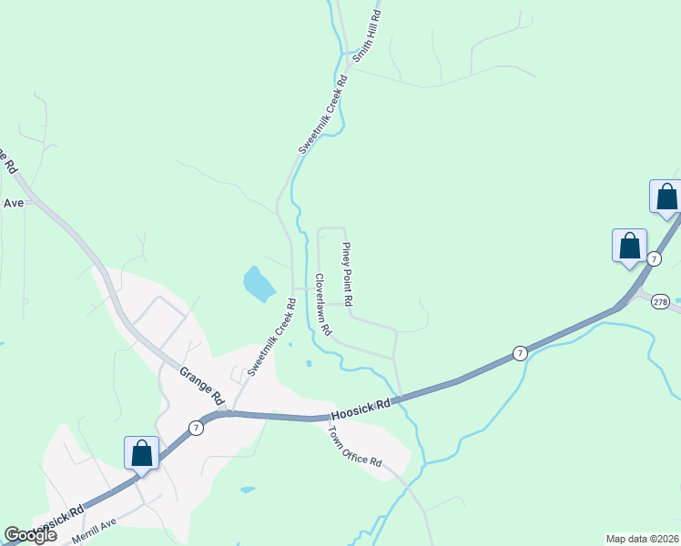 map of restaurants, bars, coffee shops, grocery stores, and more near 2023 Piney Point Road in Troy