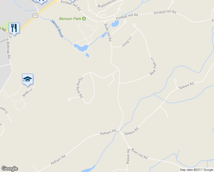 map of restaurants, bars, coffee shops, grocery stores, and more near 12 Flying Rock Road in Hudson