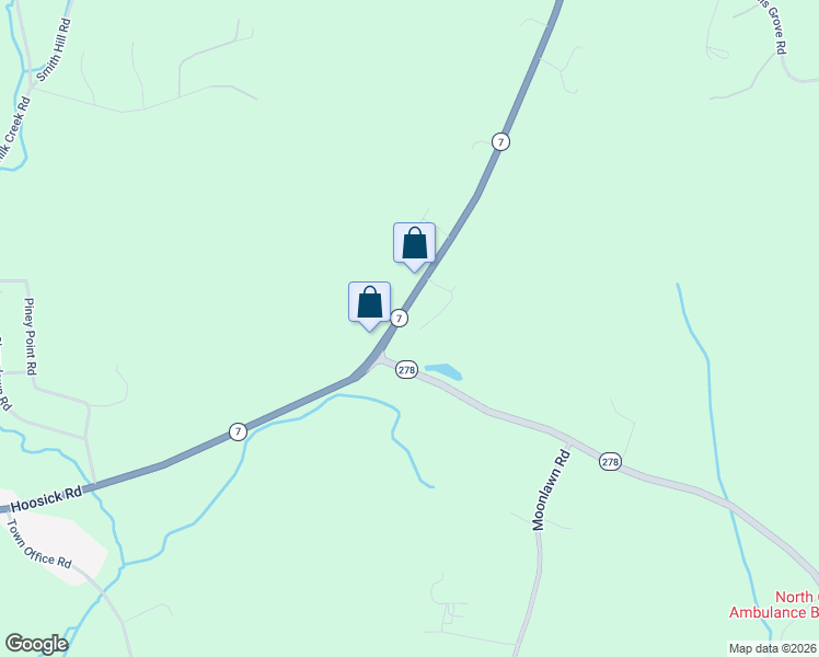 map of restaurants, bars, coffee shops, grocery stores, and more near 20 Wilson Lane in Troy