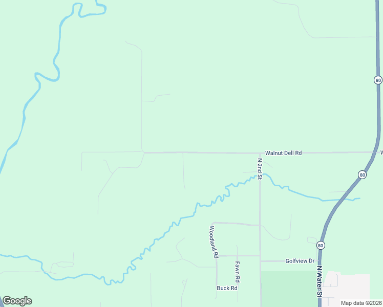 map of restaurants, bars, coffee shops, grocery stores, and more near 1115 Walnut Dell Road in Platteville