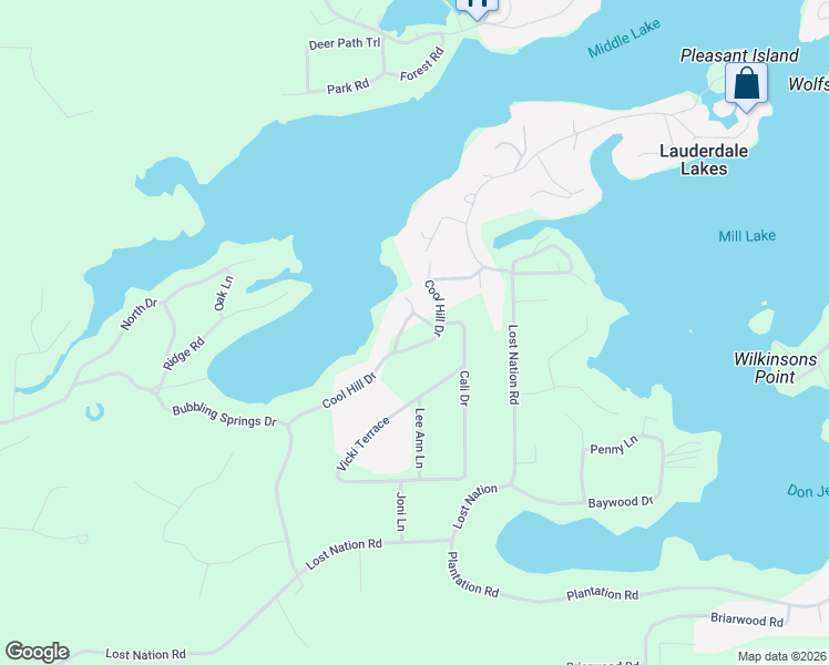 map of restaurants, bars, coffee shops, grocery stores, and more near W5564 Cool Hill Drive in Elkhorn