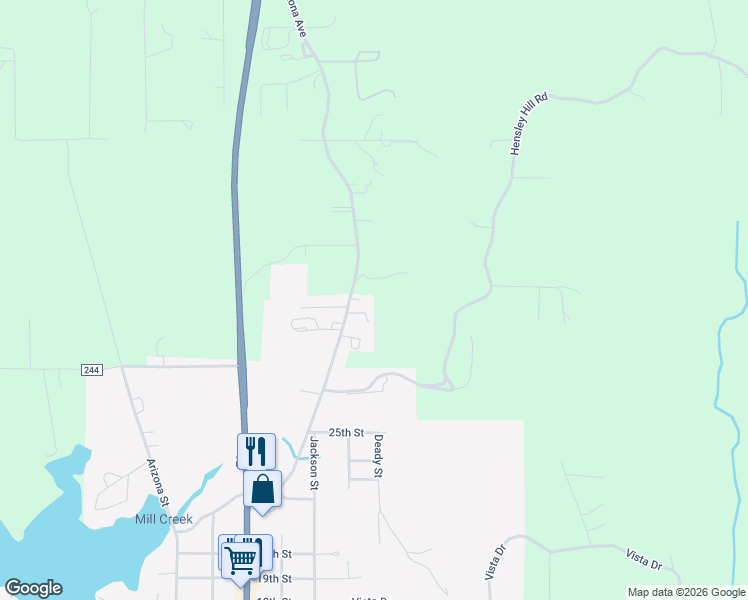 map of restaurants, bars, coffee shops, grocery stores, and more near 2850 Port Orford Loop Road in Port Orford