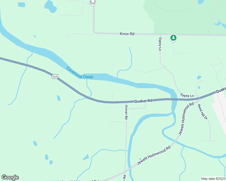 map of restaurants, bars, coffee shops, grocery stores, and more near 710 Quaker Road in East Aurora