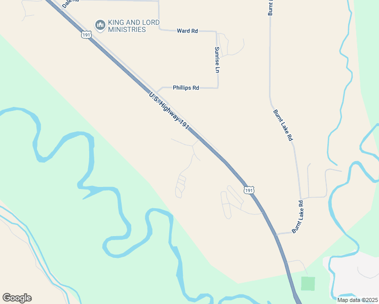 map of restaurants, bars, coffee shops, grocery stores, and more near 2 Big River Drive in Pinedale