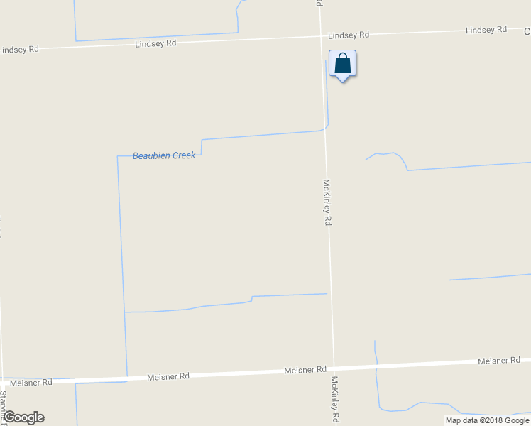 map of restaurants, bars, coffee shops, grocery stores, and more near 4760 McKinley Road in China Township