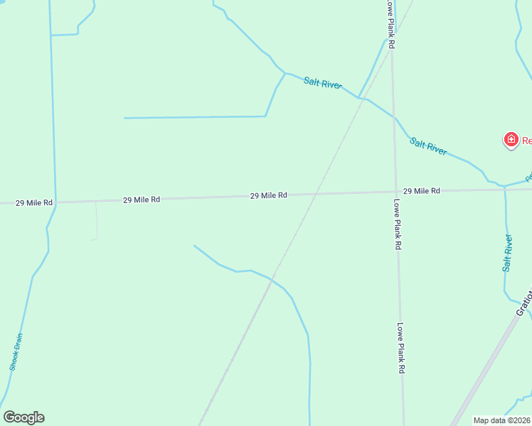 map of restaurants, bars, coffee shops, grocery stores, and more near 33185 29 Mile Road in New Haven