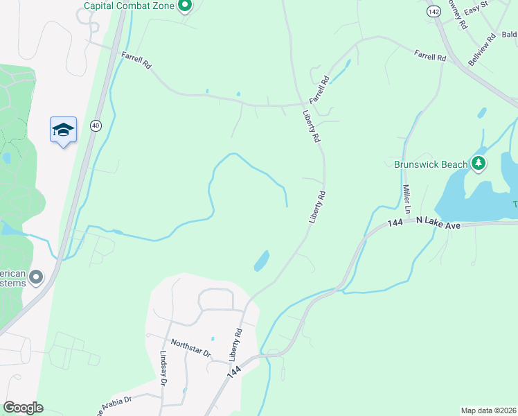 map of restaurants, bars, coffee shops, grocery stores, and more near 41 Liberty Road in Troy