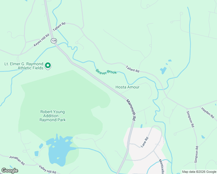 map of restaurants, bars, coffee shops, grocery stores, and more near 1099 Mammoth Road in Pelham