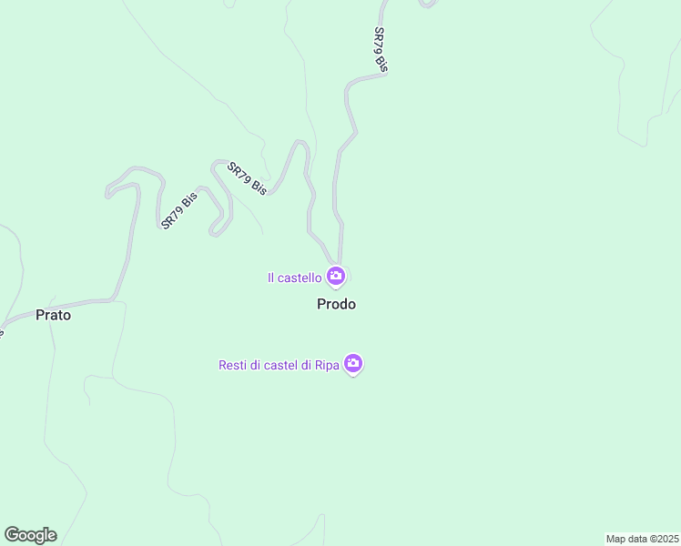 map of restaurants, bars, coffee shops, grocery stores, and more near 53 SR79 Bis in Prodo