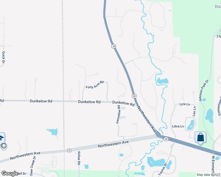 map of restaurants, bars, coffee shops, grocery stores, and more near 3616 Long Furrow Road in Caledonia