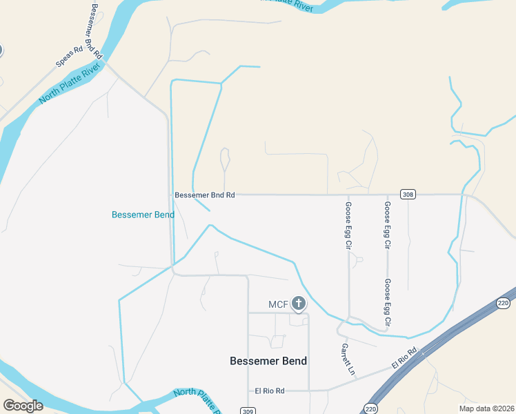 map of restaurants, bars, coffee shops, grocery stores, and more near 12533-12799 Bessemer Bend Road in Casper