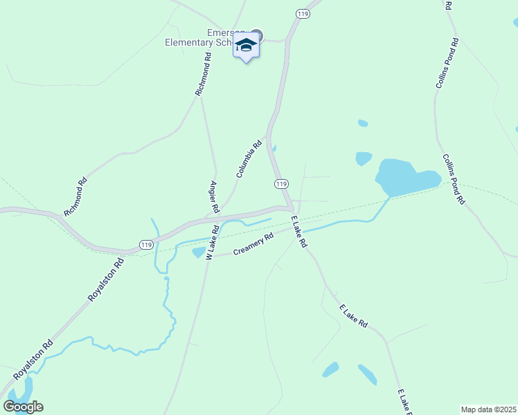 map of restaurants, bars, coffee shops, grocery stores, and more near 342 New Hampshire 119 in Fitzwilliam
