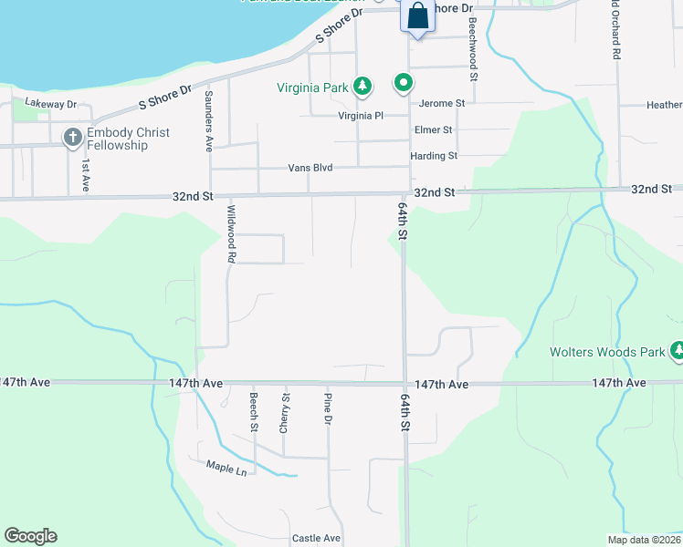 map of restaurants, bars, coffee shops, grocery stores, and more near 4750 Pine Hollow Road in Holland