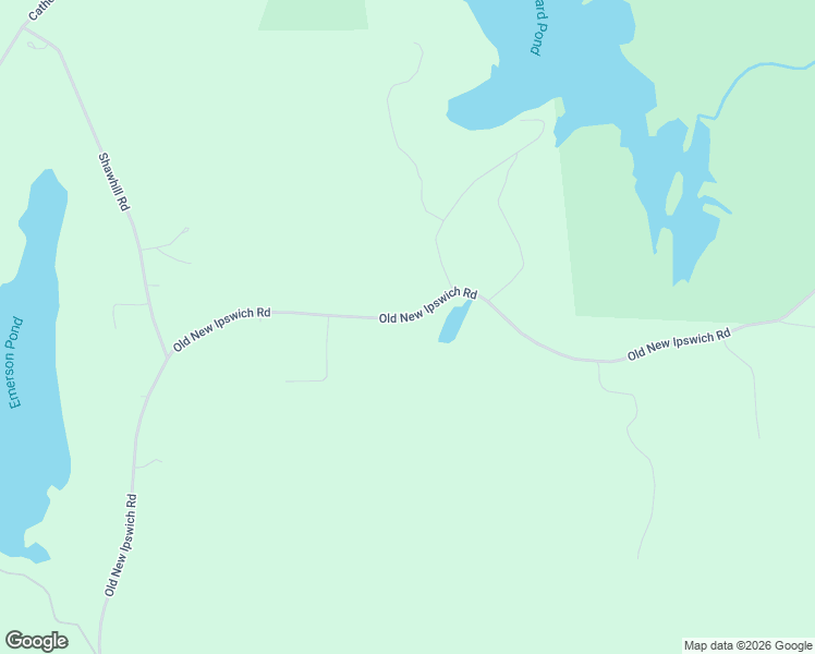 map of restaurants, bars, coffee shops, grocery stores, and more near 420 Old New Ipswich Road in Rindge