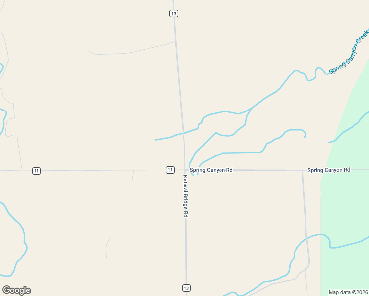 map of restaurants, bars, coffee shops, grocery stores, and more near County Road 13 in Converse County