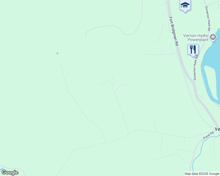 map of restaurants, bars, coffee shops, grocery stores, and more near 199 Sak Road in Vernon