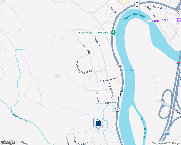 map of restaurants, bars, coffee shops, grocery stores, and more near 10 Scotland Heights Road in Haverhill